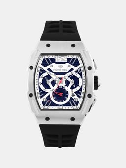 Mont Neo - Men Quartz Blue Dial Chronograph Silicone Watch G1061C-P1105 (M)