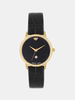 Mont Neo - Women Black Analog Leather Watch L1034E-L2204 (M)