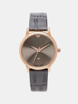 Mont Neo - Women Grey Analog Leather Watch L1034E-L3315 (M)