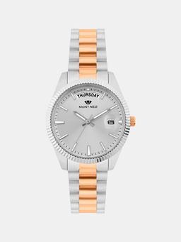 Mont Neo - Women Quartz Silver Dial Analog Stainless Steel Watch L3505D-M1303 (M)