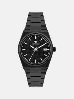 Mont Neo - Women Quartz Black Dial Analog Stainless Steel Watch L3509E-M4404 (M)