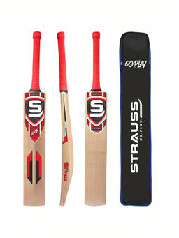 Strauss - Power Kashmir Willow Cricket Bat (Short Handle)