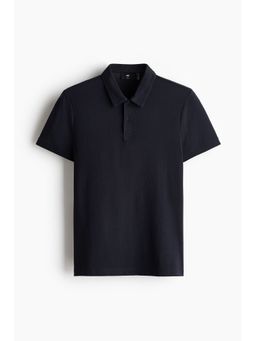 H&M - Men Blue Coolmax® Slim Fit Polo Shirt
