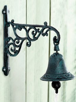 At Home by Nilkamal - Hooked Small Door Bell Black