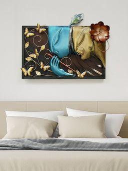 At Home by Nilkamal - Radha Krishna Wall Décor Multicolor