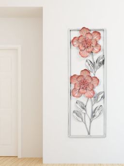 At Home by Nilkamal - Flora Panel Wall Decor Onion Pink