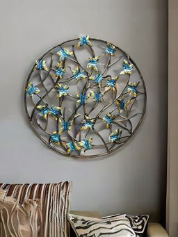 At Home by Nilkamal - Butterflies Wall Décor Sea Green