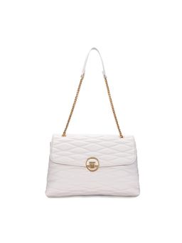 Lavie Luxe - Women's Eden Flap Satchel Handbag (Off White) (L)