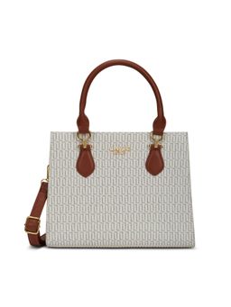 Lavie Luxe - Women's Wella Satchel Handbag (Off White) (M)