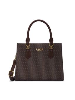 Lavie Luxe - Women's Wella Satchel Handbag (Brown) (M)
