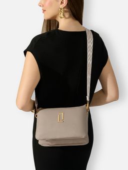 Lavie Luxe - Women's Milan Sling Bag (Taupe) (L)