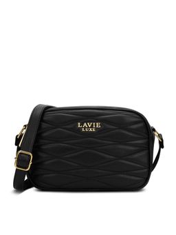 Lavie Luxe - Women's Camera Sling Bag (Black) (M)
