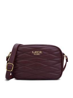 Lavie Luxe - Women's Camera Sling Bag (Wine) (M)