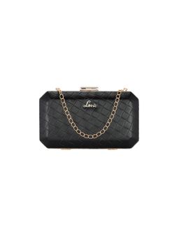 Lavie - Weave Octagon Womens Clutch With Detachable Strap - Black (S)