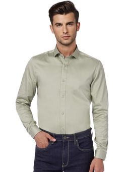 Jack & Jones - Light Green Full Sleeves Shirt
