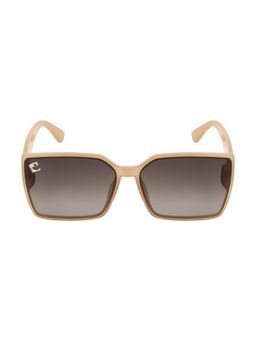 Clark N Palmer - Brown Gradient Lens Square Sunglasses For Women-CNP-ST106-C4 (56)