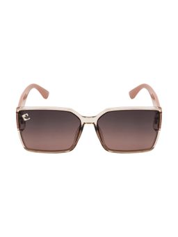 Clark N Palmer - Brown Gradient Lens Square Sunglasses For Women-CNP-ST106-C5 (56)