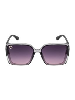 Clark N Palmer - Purple Gradient Lens Square Sunglasses For Women-CNP-ST108-C6 (57)