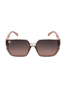 Clark N Palmer - Brown Gradient Lens Square Sunglasses For Women-CNP-ST113-C5 (56)