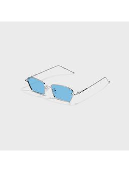 SAM AND MARSHALL - Darian Uv Protection Blue Rectangle Sunglass for Unisex-Darian_Blue_20070