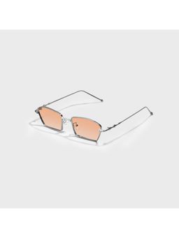 SAM AND MARSHALL - Darian Uv Protection Orange Rectangle Sunglass for Unisex-Darian_Coral_20071