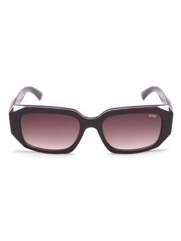IDEE - 100% Uv Protected Rectangular Burgundy Sunglasses for Women-Ids3113C4Sg (54)