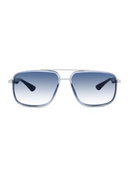 IDEE - 100% Uv Protected Rectangular Blue Sunglasses for Men-Ids3163C4Sg (57)