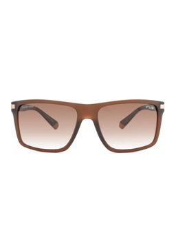 IRUS - 100% Uv Protected Square Brown Sunglasses for Men-Irs1123C4Psg (56)