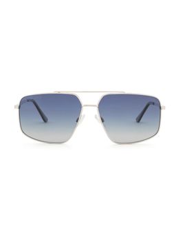 IRUS - 100% Uv Protected Irregular Blue Sunglasses for Men-Irs1383C4Psg (59)
