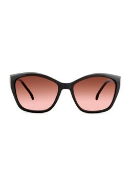 IRUS - 100% Uv Protected Cat Eye Brown Sunglasses for Women-Irs1398C2Sg (55)