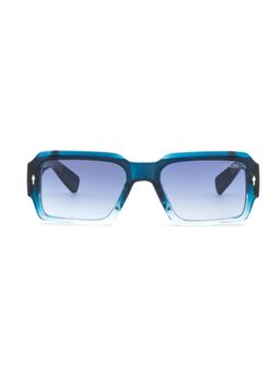 IRUS - 100% Uv Protected Rectangular Blue Sunglasses for Men-Irs1412C3Sg (53)