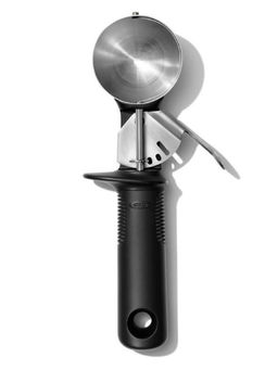 OXO - Good Grips Classic Swipe Ice-Cream Scoop Stainless Steel Black