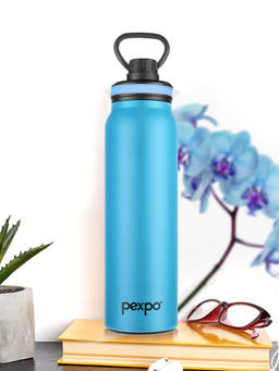 Pexpo - Austin Blue Stainless Steel Vacuum Insulated Hot & Cold Flask - 740ml
