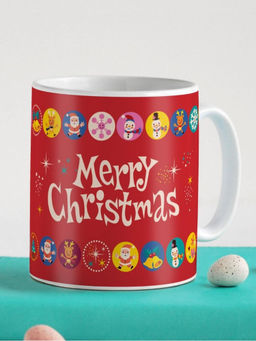 Indigifts - Ceramic Coffee Mug Red, 330ml