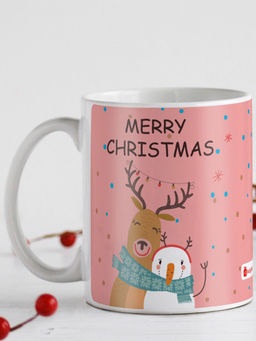 Indigifts - Ceramic Coffee Mug Pink, 330Ml