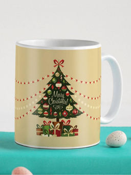 Indigifts - Ceramic Coffee Mug White, 325ml
