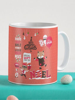 Indigifts - Christmas Decoration a Very Merry Christmas Printed Coffee Mug 330ml
