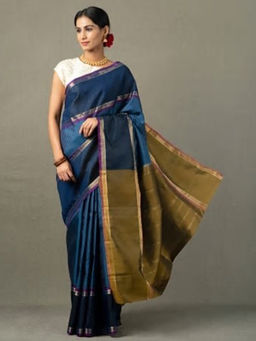 Fabindia - Silk Kanjeevaram Checks Sari