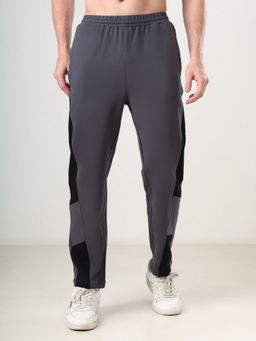 Grow - Grey Colorblock Track Pant