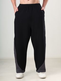 Grow - Black Colorblock Track Pant