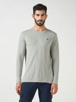 Technosport - Grey Solid T-Shirt