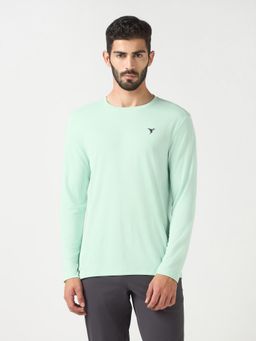 Technosport - Green Solid T-Shirt