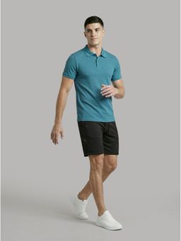 Technosport - Turquoise Solid Polo T-Shirt