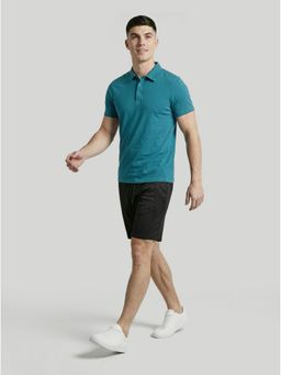 Technosport - Turquoise Solid Polo T-Shirt