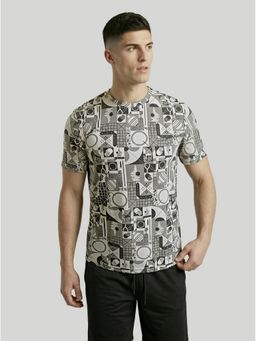 Technosport - Grey Abstract T-Shirt