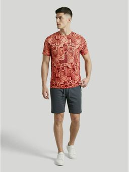 Technosport - Red Abstract T-Shirt