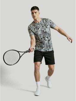 Technosport - Grey Abstract T-Shirt