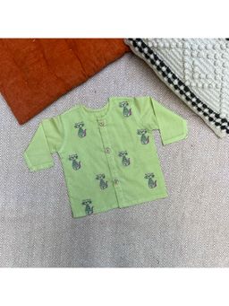 Bhaakur - Cats Organic Cotton Full Sleeves Jhabla Top