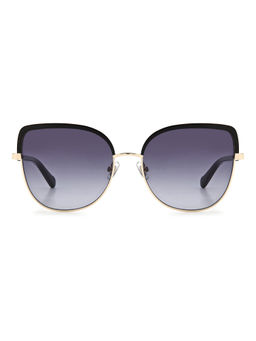 Fossil - Dark Grey Shaded Lens Cat Eye Sunglass Matte Black Frame - 204670003569O