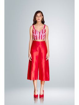 BETRUE - Red Happy Stripes Bustier